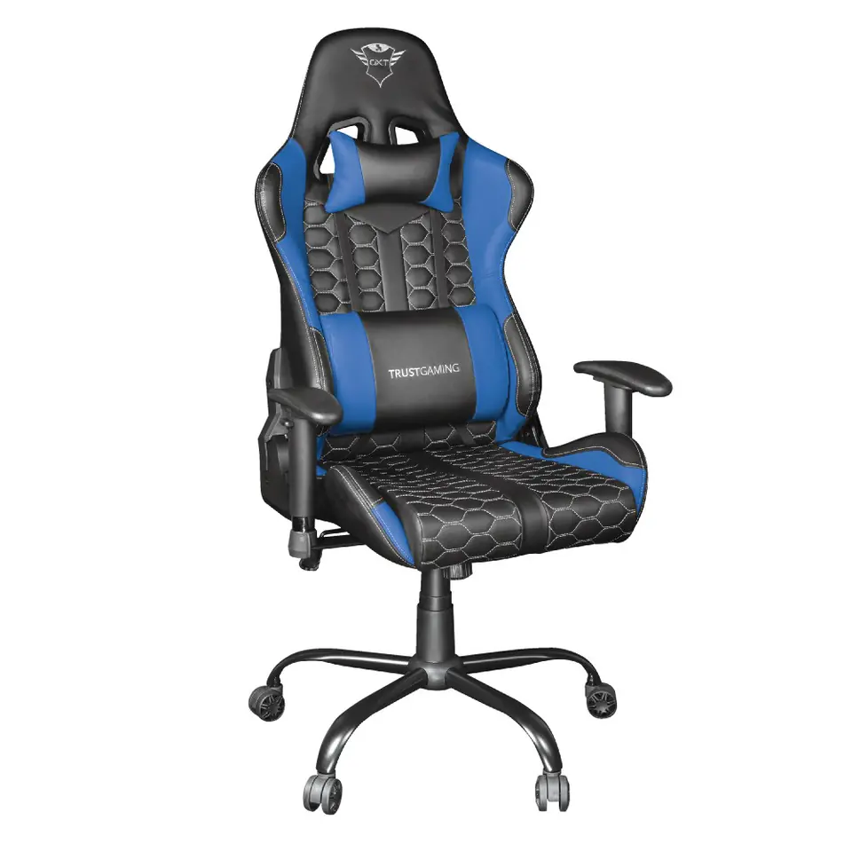 ⁨Fotel gamingowy TRUST GXT708B RESTO CHAIR BLUE⁩ w sklepie Wasserman.eu