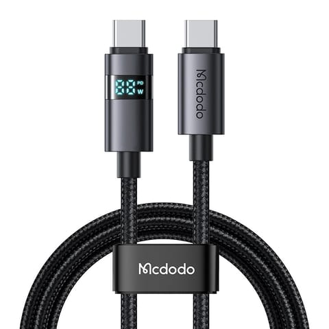 ⁨Kabel USB-C do USB-C Mcdodo CA-5610, 100W, wyświetlacz LED, 1.2m⁩ w sklepie Wasserman.eu