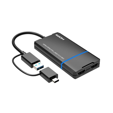 ⁨MicroConnect USB-C or USB A 2in1 to HDMI⁩ w sklepie Wasserman.eu