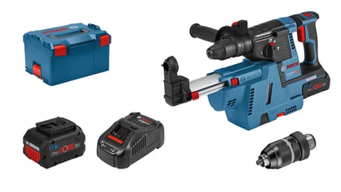 ⁨MŁOT UDAROWY OBROTOWY AKUMULATOROWY SDS+ GBH 18V-26 F 2*5.5A⁩ w sklepie Wasserman.eu