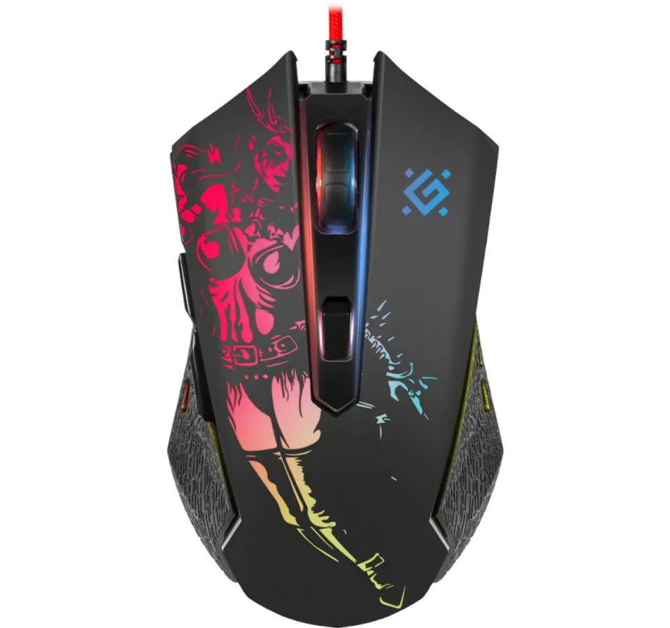 ⁨Gaming, optic, wired mouse  DEFENDER GM-933 SIN'SISTER 7200dpi 6P RGB⁩ at Wasserman.eu