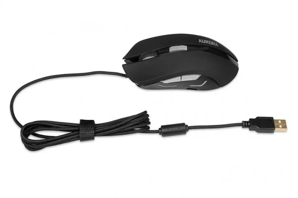 ⁨iBox Aurora A-1 mouse Right-hand USB Type-A Optical 2400 DPI⁩ at Wasserman.eu