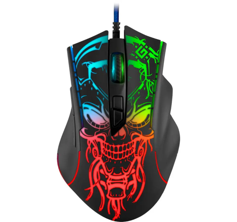 ⁨Gaming, optic, wired mouse  DEFENDER GM-928 BULLETSTORM 7200dpi 7P illuminate⁩ at Wasserman.eu