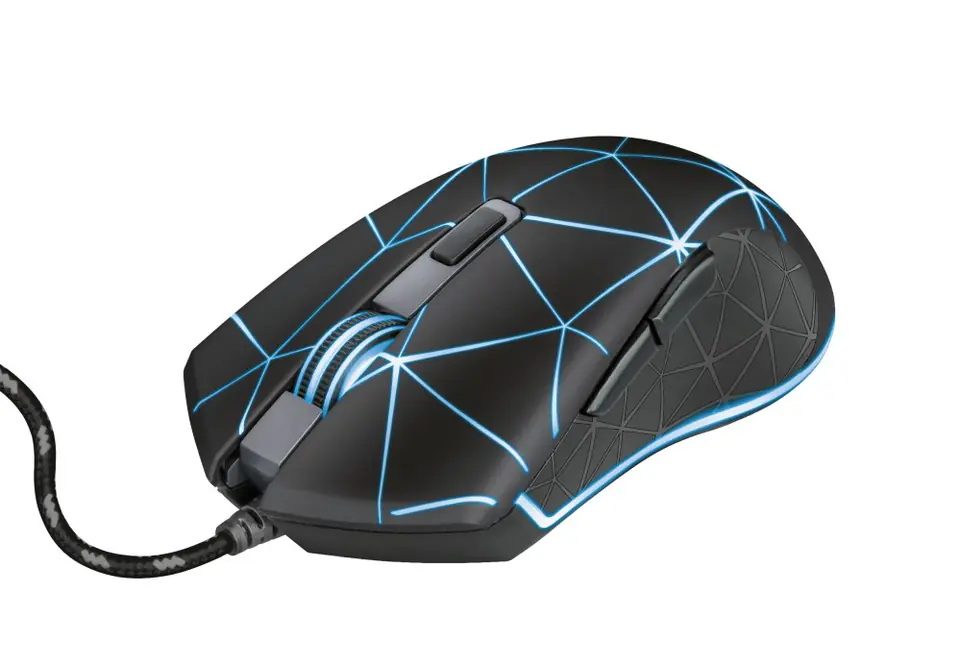 ⁨Trust GXT 133 Locx 22988 Mouse (Optical; 4000 DPI; Black)⁩ at Wasserman.eu