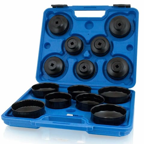 ⁨zestaw nasadek do filtrów oleju 15 el uniwersalny bituxx w walizce⁩ w sklepie Wasserman.eu