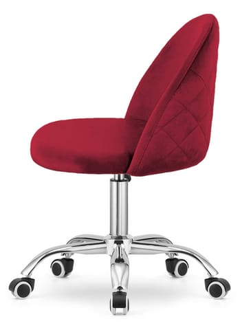 ⁨Krzesło obrotowe GLORIA OFFICE WINE VELVET⁩ w sklepie Wasserman.eu