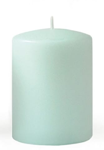 Świeca CLASSIC CANDLES Walec mały 7xh10cm miętowa parafinowa w sklepie Wasserman.eu