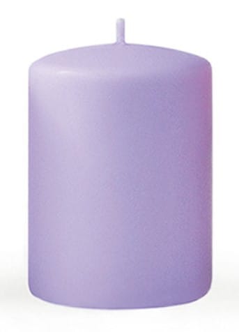 Świeca CLASSIC CANDLES Walec mały 7xh10cm fioletowa parafinowa w sklepie Wasserman.eu