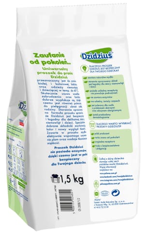 ⁨POL DZIDZIUŚ Proszek d/prania uniwers.1,5kg⁩ w sklepie Wasserman.eu