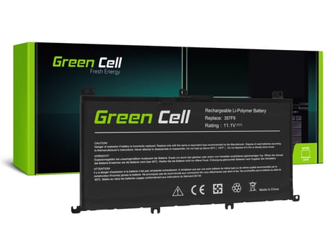 ⁨Green Cell bateria 357F9 do Dell Inspiron 15 5576 5577 7557 7559 7566 7567⁩ w sklepie Wasserman.eu