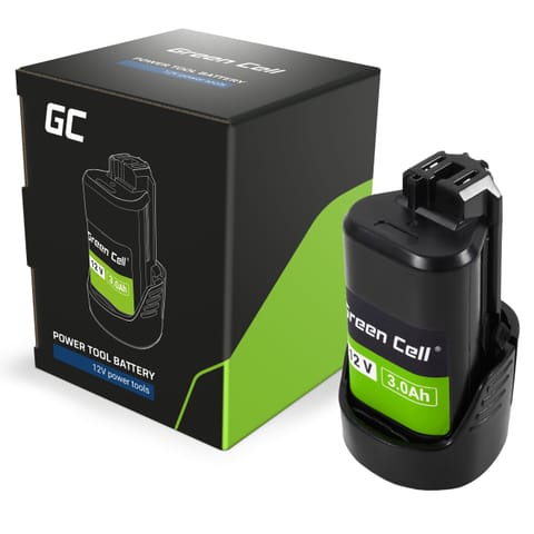 ⁨Green Cell 1600A00X79 bateria do Bosch GBA 12V Power Tools 3Ah 12 V⁩ w sklepie Wasserman.eu