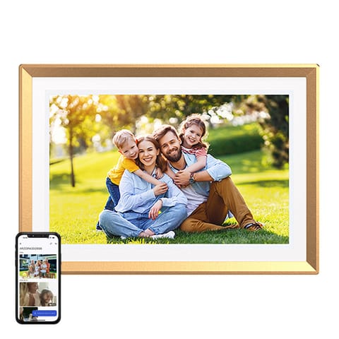 ⁨Cyfrowa ramka na zdjęcia Arzopa D10 (złota) 10.1"⁩ w sklepie Wasserman.eu