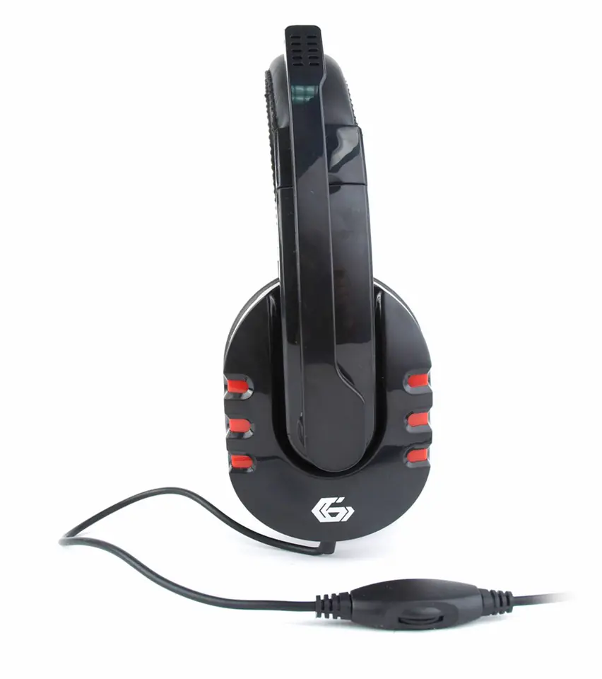 ⁨Gembird GHS-402 headphones/headset Wired Head-band Gaming Black⁩ at Wasserman.eu
