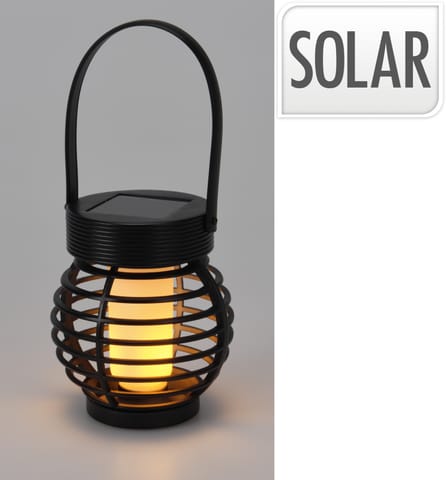 ⁨LAMPA OGRODOWA SOLARNA CZARNA LED⁩ w sklepie Wasserman.eu
