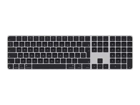 ⁨Apple Magic Keyboard with Touch ID and Numeric Keypad for Mac models with Apple silicon - International English - Black Keys⁩ w sklepie Wasserman.eu