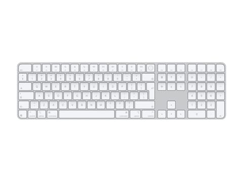 Apple Magic Keyboard with Touch ID and Numeric Keypad for Mac models with Apple silicon - International English - White Keys w sklepie Wasserman.eu