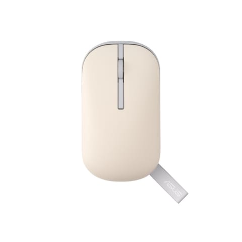 ⁨Asus Marshmallow Mouse | MD100 | Mouse | 2.4 GHz, Bluetooth | Beige⁩ w sklepie Wasserman.eu
