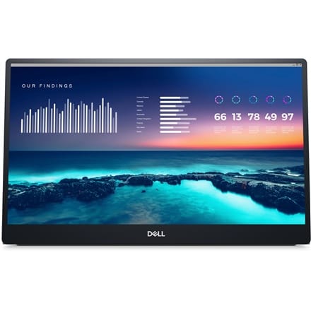 ⁨Monitor Dell P1424H o przekątnej 14 cali, dostarcza doskonałą jakość obrazu dzięki technologii LCD i rozdzielczości FHD. Proporc⁩ w sklepie Wasserman.eu
