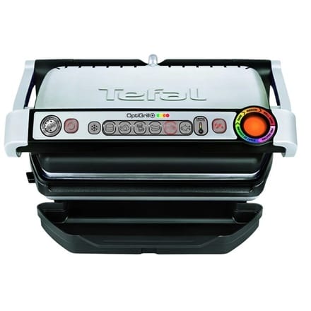 ⁨TEFAL | GC716D12 | OptiGrill+ + Zestaw płyt do gofrów | Grill elektryczny | 2000 W | Srebrny⁩ w sklepie Wasserman.eu