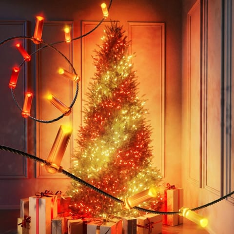 ⁨Twinkly Candies 200 Candle-shaped RGB LEDs, USB-C|Green Wire⁩ w sklepie Wasserman.eu