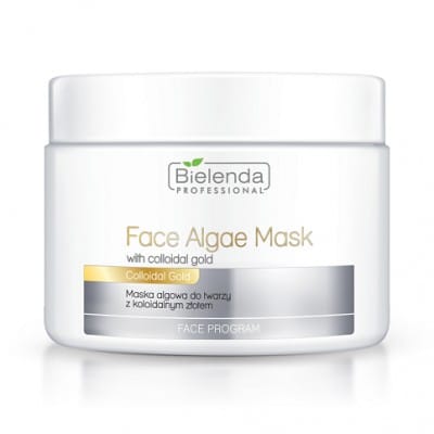 ⁨Bielenda Professional Face Algae Mask With Colloidal Gold Algae Face Mask Colloidal Gold Jar 190g⁩ at Wasserman.eu