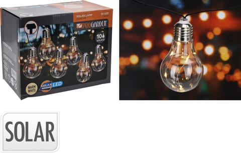 ⁨ŁAŃCUCH ŚWIETLNY SOLARNY 10 LED⁩ w sklepie Wasserman.eu