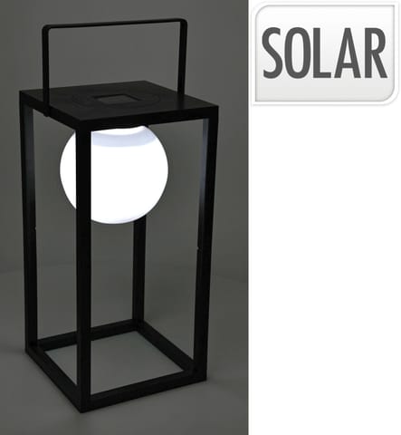 ⁨LAMPA SOLARNA 20X20X40CM CZARNA⁩ w sklepie Wasserman.eu