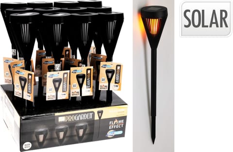 ⁨POCHODNIA LED CZARNA H43CM⁩ w sklepie Wasserman.eu