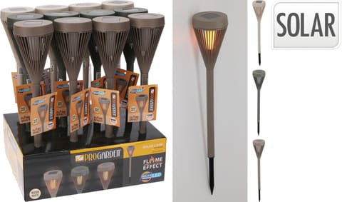 ⁨POCHODNIA SOLARNA LED H43CM 3 RODZAJE⁩ w sklepie Wasserman.eu