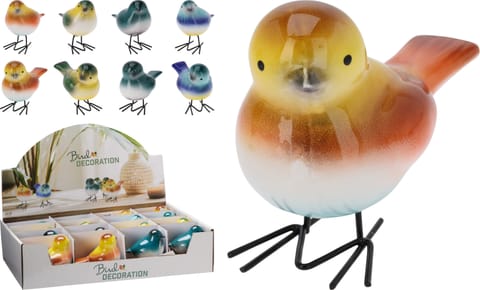 ⁨PTASZEK PORCELANA 9CM 8 RODZAJE⁩ w sklepie Wasserman.eu