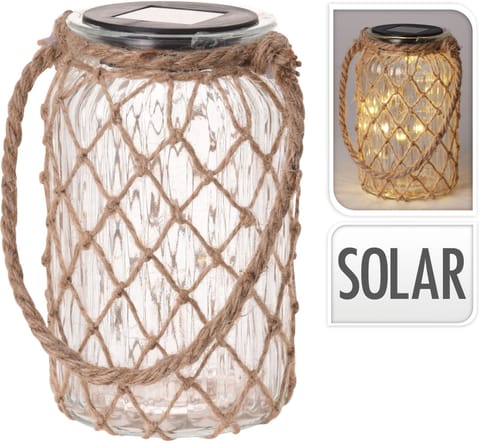 ⁨LAMPA SOLARNA SZKLANA 11X18,5CM⁩ w sklepie Wasserman.eu
