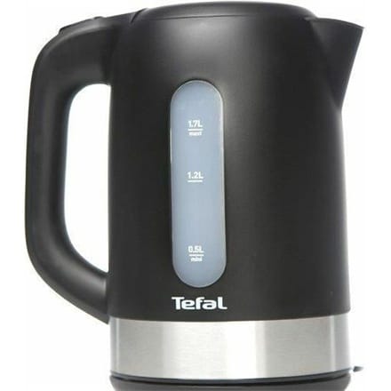 ⁨Czajnik elektryczny TEFAL KO330830 o mocy 2400 W i pojemności 1.7 L, wykonany z tworzywa sztucznego, z obrotową podstawą 360°, w⁩ w sklepie Wasserman.eu