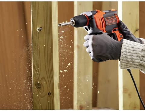 ⁨Black & Decker BEH710-QS drill 2800 RPM Black, Orange⁩ at Wasserman.eu