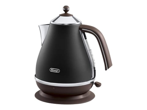 ⁨Delonghi | Icona Vintage | KBOV2001BK | Czajnik standardowy | 2000 W | 1,7 L | Stal nierdzewna | Podstawa obrotowa 360° | Czarny⁩ w sklepie Wasserman.eu