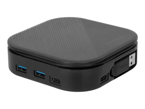 ⁨Targus Universal DisplayLink USB-C Dual Monitor Travel Docking Station, 80W | HDMI ports quantity 2 | Ethernet LAN⁩ at Wasserman.eu