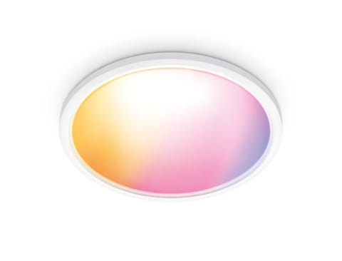 ⁨WiZ Smart WiFi SuperSlim Ceiling 32W 545mm RGBW, White Wizarding World⁩ w sklepie Wasserman.eu