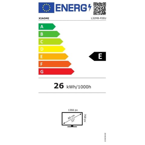 ⁨Xiaomi TV A 32" 81.3 cm (32") HD Smart TV Wi-Fi Black⁩ at Wasserman.eu