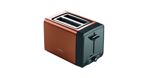 ⁨Bosch | DesignLine Toaster | TAT4P429 | Power 970 W | Number of slots 2 | Housing material Stainless Steel | Copper/Black⁩ w sklepie Wasserman.eu