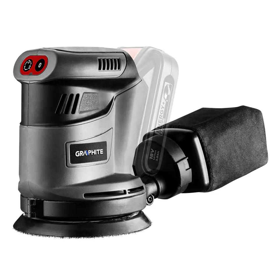 Szlifierka mimośrodowa Energy+ 18V, Li-Ion, stopa 125 mm, bez akumulatora w sklepie Wasserman.eu