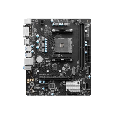 ⁨MSI B450M-A PRO MAX II motherboard AMD B450 Socket AM4 micro ATX⁩ at Wasserman.eu