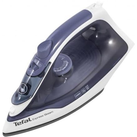 ⁨Tefal FV2837E0 Steam iron, Blue/White⁩ w sklepie Wasserman.eu