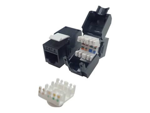 ⁨NETRACK 105-34 Netrack Keystone Jack RJ45 Module Cat. 6 UTP, tool-free⁩ at Wasserman.eu