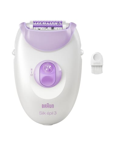 Depilator | SE3-000 Silk épil 3 | Liczba poziomów mocy 2 | Biały/fioletowy w sklepie Wasserman.eu
