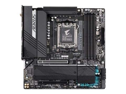 Gigabyte B650M AORUS ELITE AX motherboard AMD B650 Socket AM5 micro ATX at Wasserman.eu
