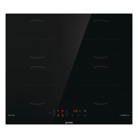 ⁨Gorenje GI6401BSCE Hob, Induction, Width 59 cm, 4 cooking zones, Touch Control, Black⁩ w sklepie Wasserman.eu