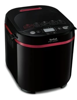 ⁨TEFAL PF220838 Bread Maker, 17 programs, 3 bread sizes: 500, 750, 1000g, Display, Power 700W, Black TEFAL Power 700 W Number of⁩ w sklepie Wasserman.eu