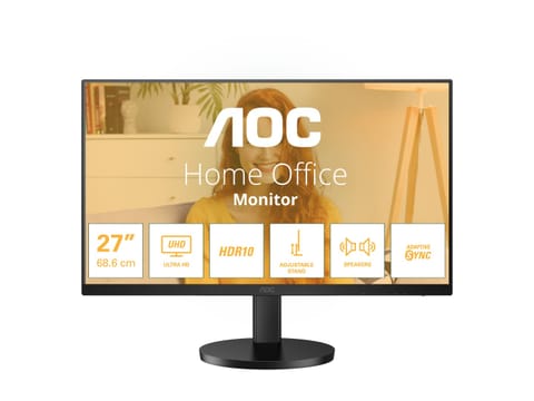 ⁨AOC U27B3AF 27" IPS 3840x2160/16:9/350cd/m2/4ms DP, HDMI⁩ w sklepie Wasserman.eu