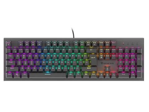 ⁨Genesis | THOR 303 | Mechaniczna klawiatura dla graczy | Podświetlenie LED RGB | USA | Czarna | Przewodowa | USB Type-A | 1152 g⁩ w sklepie Wasserman.eu