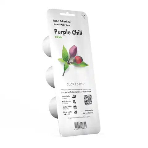 ⁨Click&Grow Kapsułki z nasionami Smart Soil Purpurowe Chili 3pak⁩ w sklepie Wasserman.eu
