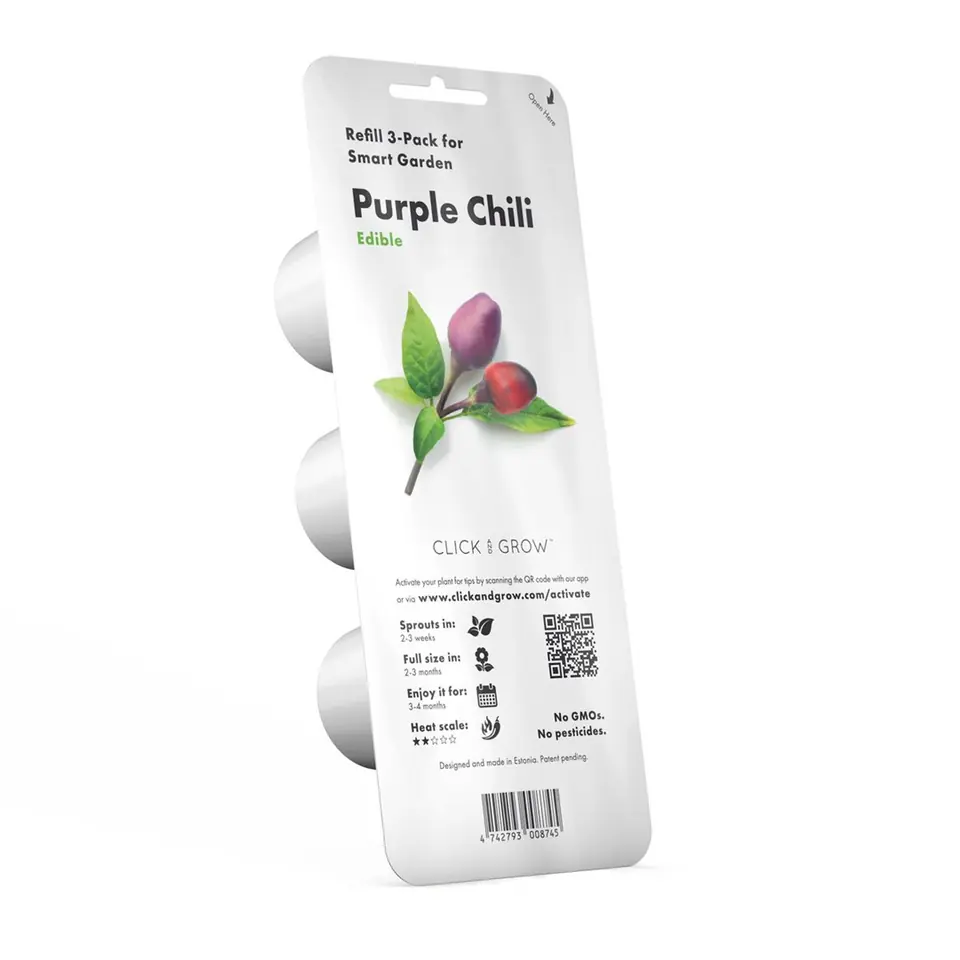 Click&Grow Kapsułki z nasionami Smart Soil Purpurowe Chili 3pak w sklepie Wasserman.eu